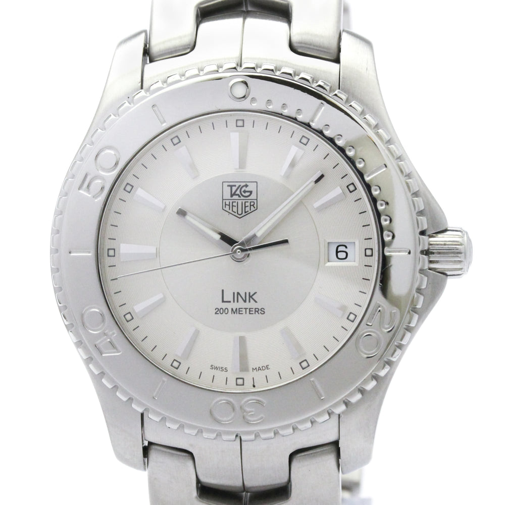 TAG HEUER Link Stainless Steel Quartz Mens Watch WJ1111 Polished — Very Good