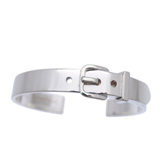 Hermes Boucle Cellier Bangle Silver 925 Bracelet 1059HERMES — Like New