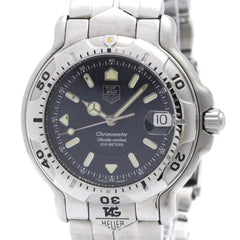 TAG HEUER 6000 Chronometer Steel Automatic Mens Watch WH5113 Polished — Very Good