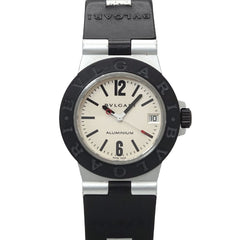 Bulgari BVLGARI Aluminum AL32A Ladies' Watch, Date, Silver, Quartz Watch — Very Good