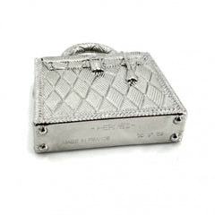 Hermes pendant top for women, Kelly Curiosité design, charm, accessory, silver, approximately 30.9g — Like New