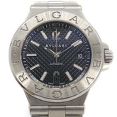 BVLGARI Diagono Date DG40S Automatic Black Dial Watch — Good