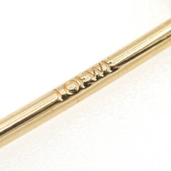 LOEWE Meccano Small Pin Brooch in Red Gold Leather and Metal for Women — Like New