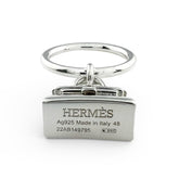 HERMES Kelly Amulette Ring, 2022 model, AG925 sterling silver, size 48, with box and case, made in Italy, weight 7.6g, women's — Like New