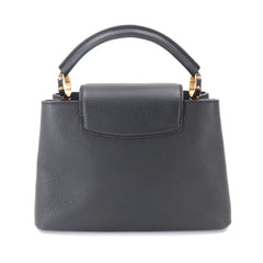 Louis Vuitton Capucines BB 2-way Hand/Shoulder Handbag, Taurillon Leather, Black, M94755 RFID — Like New