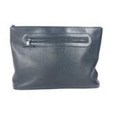 LOUIS VUITTON M63268 Dark Infinity Pochette Cosmos Pouch Clutch Bag Leather Men's Black — Like New