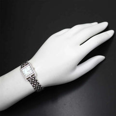 Hermes Cape Cod Mini CC1 192 Women's Watch, Diamond Bezel, White Shell, 18K Gold, Solid Quartz Watch — Very Good