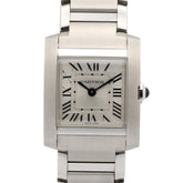 Cartier Tank Française SM Watch, Stainless Steel, Ladies, Silver Tone, WST0065 — Very Good