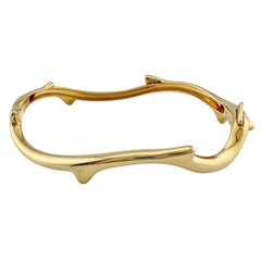 Christian Dior Dior Bois de Rose Bangle, 18K Yellow Gold, Women's — Like New