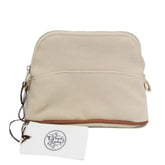 Hermes Bolide Mini Mini Women's Cotton Pouch Light Beige — Like New