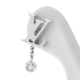 Louis Vuitton Idylle Blossom LV Earrings Q96544 18K White Gold Diamond Single Earring B-160325 — New - Store Return