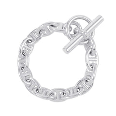 Hermes Chaine d'Ancre PM Bracelet, 14 links, SV925 silver — Like New