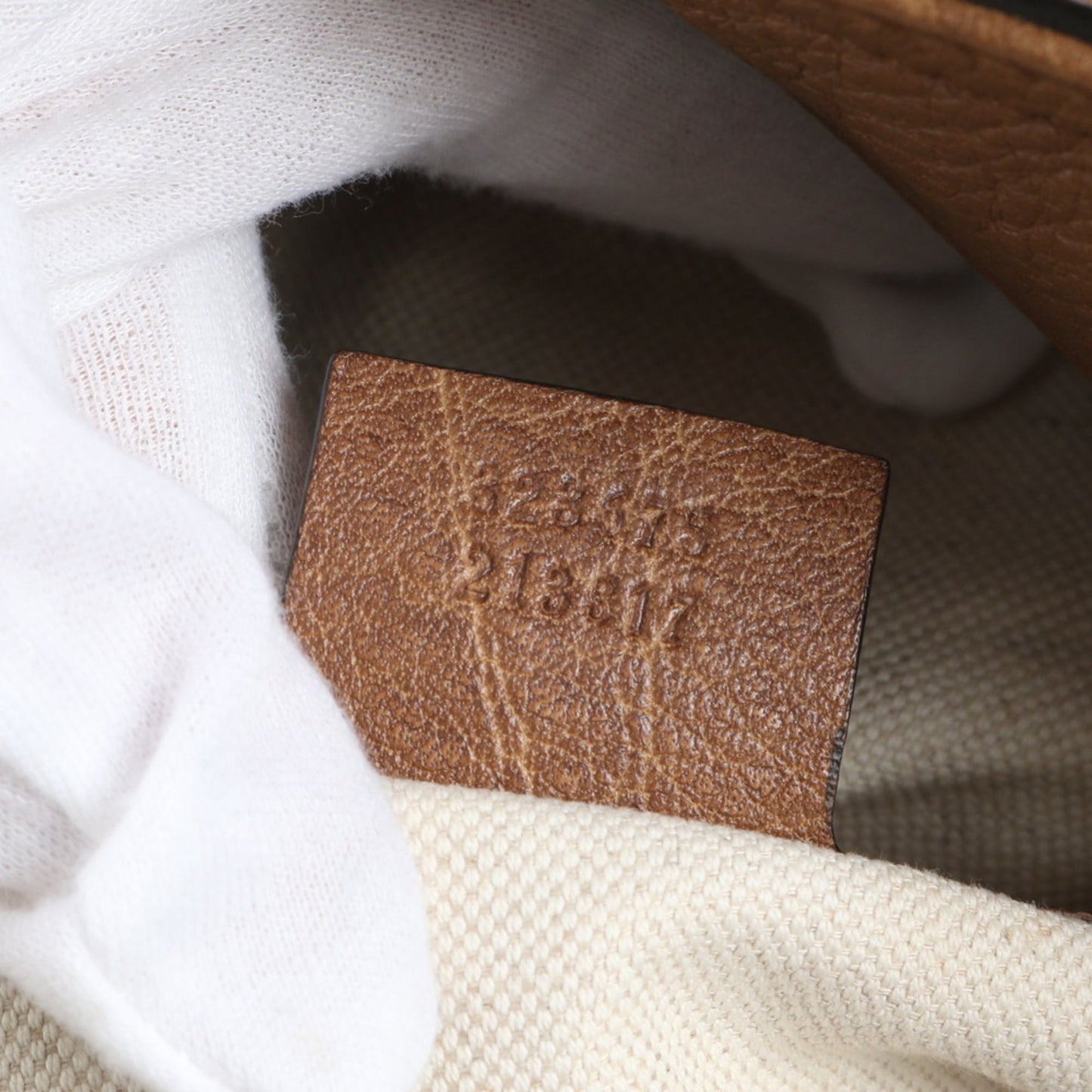 Gucci Miss GG 323675 Leather 2-Way Shoulder Bag/Hand Tote/Brown Women's