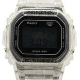 CASIO G-SHOCK DIGITAL 5000 SERIES 40th Anniversary CLEAR REMIX DW-5040RX-7JR Black Clear Stainless Steel/Resin Men's Digital Watch — Like New