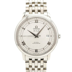 Omega De Ville Prestige Co-Axial 424.10.40.20.02.005 Silver Dial Men's Watch — Very Good