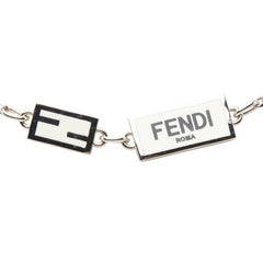 Fendi Logo Plate Necklace 1A0923 Metal Women's FENDI — Like New