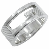 Gucci Branded G Ring, Size 13, 925 Sterling Silver, Approx. 7.9g, Women's, I213023109 — Like New
