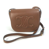 CELINE 198263DU3 Crossbody Pochette Bag Shoulder Bag Tan Brown — Like New