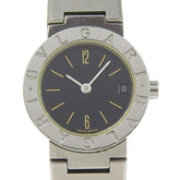 BVLGARI Bzero1 Watch, BZero1 BB23SS, Stainless Steel, Quartz Movement, Analog Display, Black Dial, Women's — Good