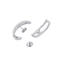 Hermes Earrings Chaine d'Ancre Punk Anchor SV925 Silver HERMES — Like New