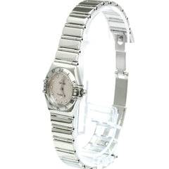 OMEGA Constellation Diamond MOP Dial Ladies Quartz Steel Watch 1567.66 Polished — Very Good