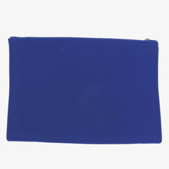 Hermes Flat Pouch MM Canvas Blue 0275HERMES — Like New