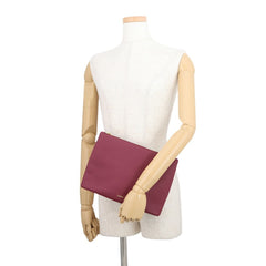 Loewe Clutch Bag Oblong Handbag Pouch Leather Q730C63X01 LOEWE — Like New