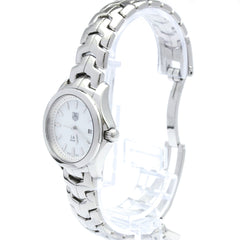 TAG HEUER Link MOP Dial Steel Quartz Ladies Watch Polished — Very Good