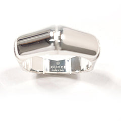 GUCCI Bamboo Ring, Sterling Silver 925, Size 15, Silver, Men's — Like New