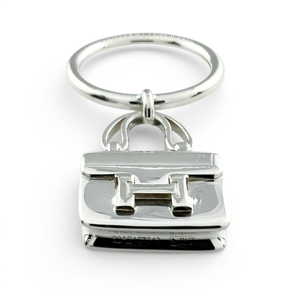 HERMES Amulette Constance Ring, AG925, 2020 model, Silver, Size 52, Made in Italy, Weight: 6.9g, Women's — Like New
