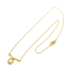 Christian Dior Diamond Necklace, 41cm, 18K YG Yellow Gold 750 — Like New