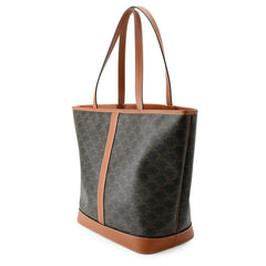 Celine Triomphe Cabas Medium Leather Tote Bag 115072 CELINE Handbag — Like New