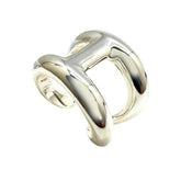 HERMES Osmos Ring, SV925, Size 53, Silver, Men's/Women's — Like New
