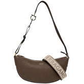 Salvatore Ferragamo Women's Gancini Handbag Shoulder Bag Crossbody 781656 Leather Brown Gold Hardware — Like New