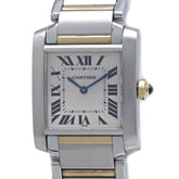 CARTIER Tank Française MM W51006Q4 Watch, Boys' Size, 18K Yellow Gold x Stainless Steel, 40390 — Very Good