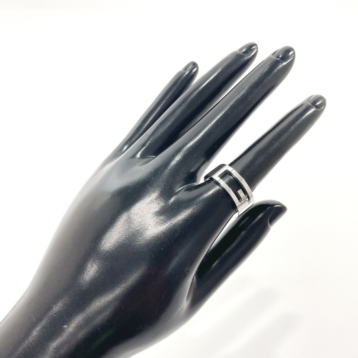 Gucci Branded Cutout G Ring/Ring Silver 925 GUCCI Women's