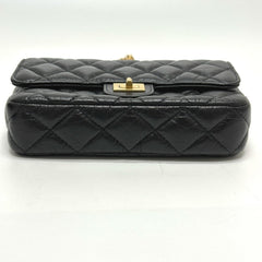 CHANEL AP2215 2.55 Mademoiselle Matelasse Chain Wallet Shoulder Bag Calfskin Women's Black G-230510-29 — New - Store Return