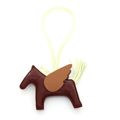 HERMES Rodeo Pegasus PM Rouge Ash/Jaune Milton/Gold Anjou Milo/Swift Unused F-04650 — New - Store Return