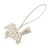 Hermes accessory bag charm Rodeo PM Robeo Lock Clé lambskin K stamp HERMES ornament — Like New
