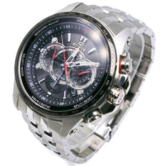 Casio Edifice Multi-Band 6 EQW-M710DB-1A2JF Stainless Steel Gray Solar Radio-Controlled Chronograph Watch with Dial - Men's — Good