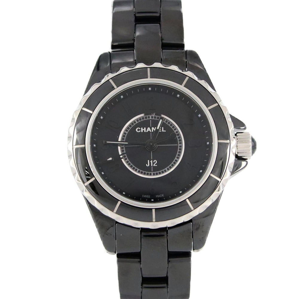 Chanel J12 Intense Black 29mm Ceramic H4196 Quartz Watch — Very Good
