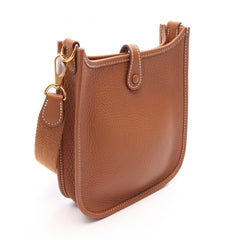 Hermes Evelyne Amazon TPM Shoulder Bag/Handbag, Leather, Taurillon Clemence, Brown Tone — New - Store Return