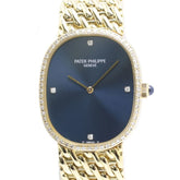 PATEK PHILIPPE Golden Ellipse Diamond 3849 17J Boys' Watch Men's/Women's 18K Yellow Gold 40474 — Very Good
