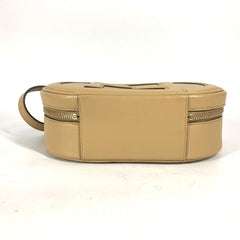 FENDI 8BS058 Pochette Camera Case Small Orlock MINI CAMERA CASE Bag Handbag Shoulder Leather Women's Beige — New - Store Return