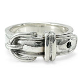 HERMES Vintage Ceinture Ring, SV925, Silver, Size 50, Women's — Like New