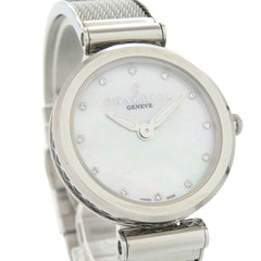 Unused Charriol FOREVER WATCH FE32.101.000 Stainless Steel White Shell Dial Quartz Wristwatch 1439 CHARRIOL — Like New