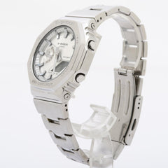 CASIO G-SHOCK 2100 Series GM-2110D-7AJF Silver Stainless Steel x Resin Men's Watch — Good