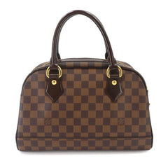 Louis Vuitton Damier Duomo Handbag, Ebene, N60008, Gold Hardware — Like New