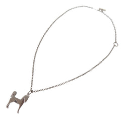 Hermes Panache Necklace, Metal, Silver, 0304, HERMES, Men's — New - Store Return