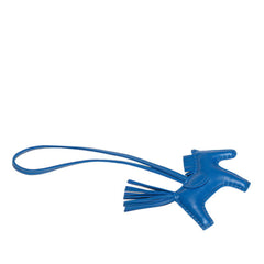 Hermès Rodeo PM Bag Charm, Blue Zanzibar, Anjo Milo Leather, Women's, HERMES — Like New